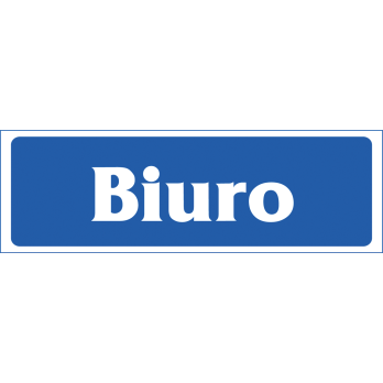 Znak  "Biuro"