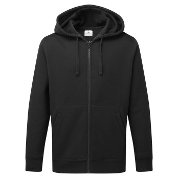 Bluza z kapturem zapinana na zamek Czarna